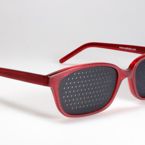 The Eyebody Pinhole Glasses (red frame)