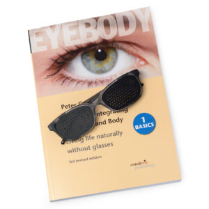 Special Bundle: Book 1 (english) + Pinhole Glasses (grey frame)